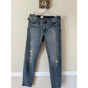 NWT Rock & Republic Womens Size 10 Berlin Skinny Low Rise Jeans Distressed